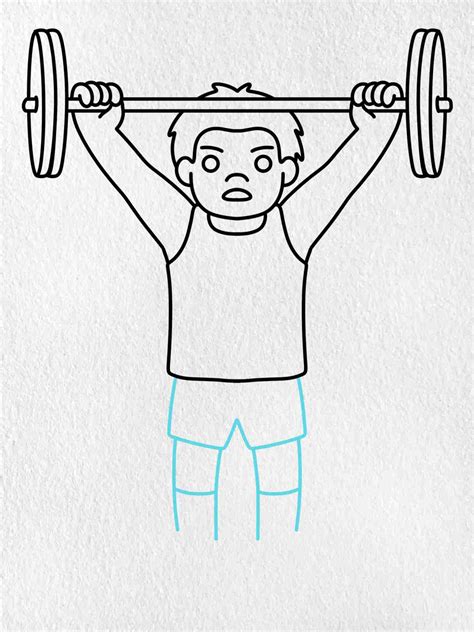 weight hanger drawing|Weight Lifting Drawing (easy) .